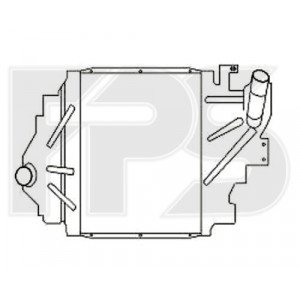Радіатор наддуву AS07352950 на RENAULT SYMBOL I (LB0/1/2) 1998-2008