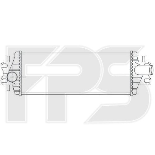 Радіатор наддуву AS07352956 на OPEL VIVARO 2002-2007