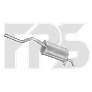 Глушитель AS07353568 на RENAULT SYMBOL I (LB0/1/2) 1998-2008