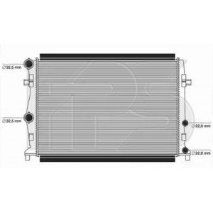 Радіатор охолодження AS08116704 на SKODA SCALA 2019-