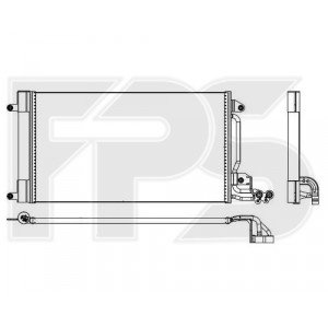 Кондесатор кондиціонера AS07353656 на VOLKSWAGEN POLO V 2015-2018