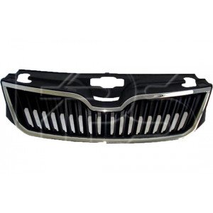 Решітка радіатора пластикова AS07353955 на SKODA RAPID 2012-2019