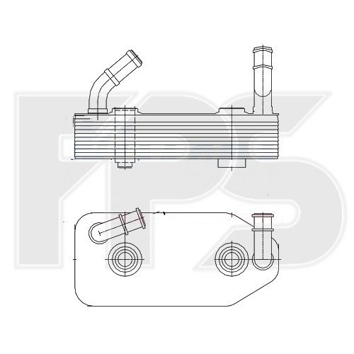 Радіатор масляний AS07353724 на SKODA OCTAVIA (1U2/1U5) 1997-2000