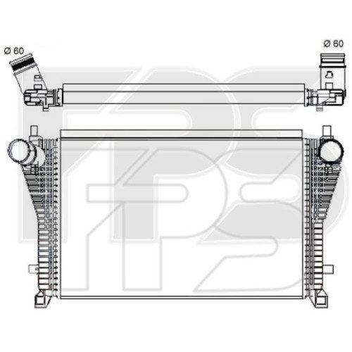 Радіатор наддуву AS07353736 на VOLKSWAGEN ARTEON 2017-