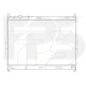 Радиатор охлаждения AS08118206 на SSANGYONG REXTON I 2002-2006