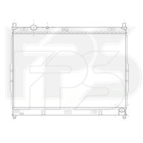 Радиатор охлаждения AS08118206 на SSANGYONG REXTON I 2002-2006