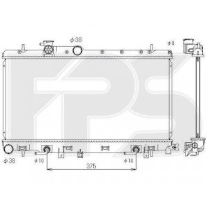 Радиатор охлаждения AS07354120 на SUBARU IMPREZA 2005-2007