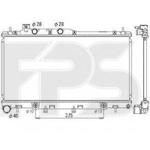 Радиатор охлаждения AS08116092 на SUBARU LEGACY OUTBACK 2004-2009
