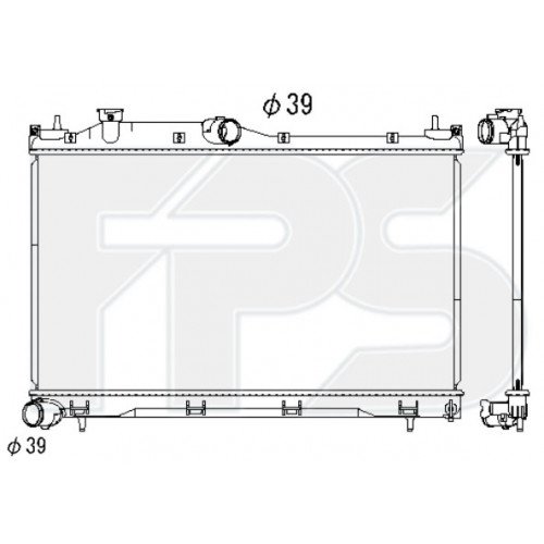 Радіатор охолодження AS07354135 на SUBARU FORESTER (SK) 2018-2021