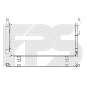 Кондесатор кондиционера AS07354140 на SUBARU FORESTER (SJ) 2013-2018