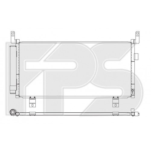 Кондесатор кондиционера AS07354140 на SUBARU FORESTER (SJ) 2013-2018