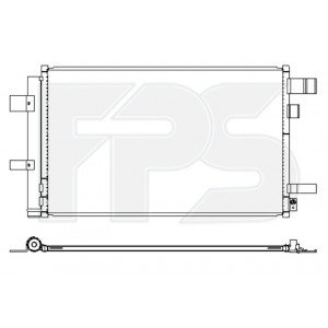 Кондесатор кондиционера AS08114315 на SUBARU IMPREZA 2016-2022