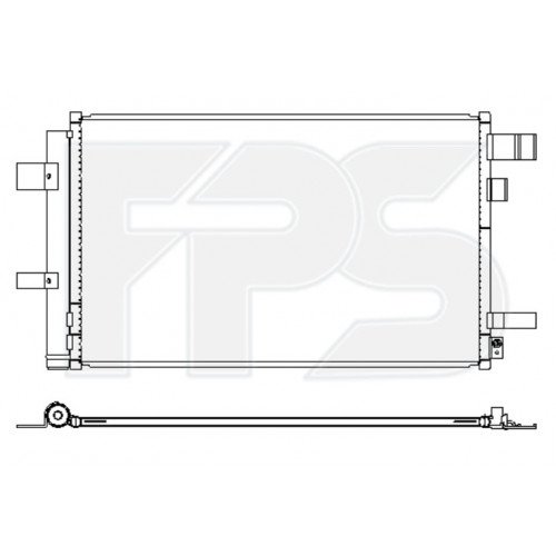 Кондесатор кондиционера AS08114315 на SUBARU XV 2017-