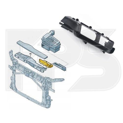 Корпус воздушного фильтра AS07354405 на VOLKSWAGEN GOLF VII 2013-2017