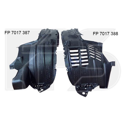 Підкрилок пластиковий AS07354741 на TOYOTA LAND CRUISER (J200) 2007-2015