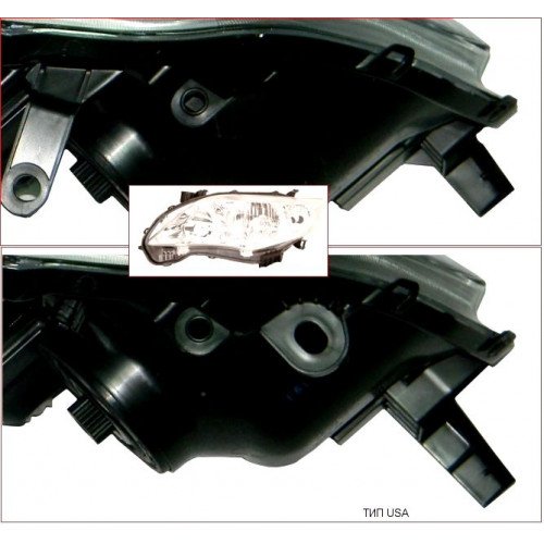 Передня фара AS07354779 на TOYOTA COROLLA (E14 USA E15 EUR) 2007-2013