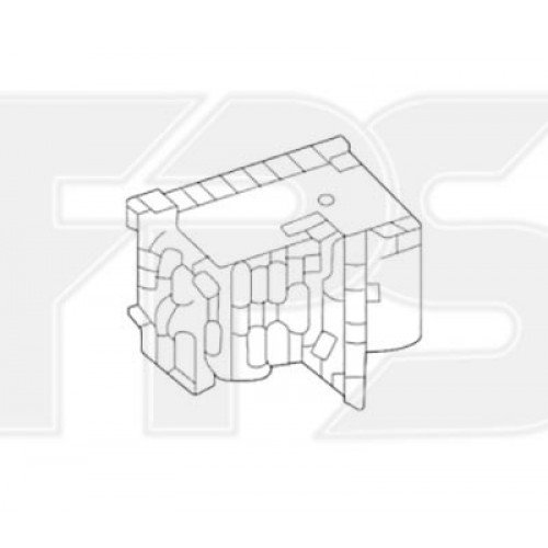 Крепление бампера AS08111780 на TOYOTA HIGHLANDER 2019-