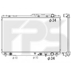 Радіатор охолодження AS07354508 на TOYOTA CAMRY (XV10) 1992-1996