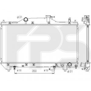 Радиатор охлаждения AS07354520 на TOYOTA AVENSIS 2000-2002