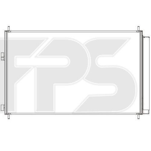 Кондесатор кондиціонера AS07354616 на TOYOTA RAV4 2006-2010