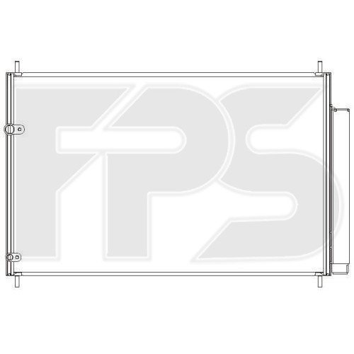 Кондесатор кондиционера AS07354620 на TOYOTA AURIS 2007-2009