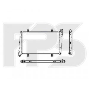 Радіатор охолодження AS07355501 на VOLVO S40 1996-2003