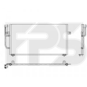 Кондесатор кондиціонера AS07355509 на VOLVO S40 1996-2003