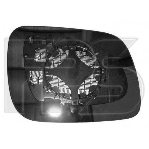 Вкладышь зеркала AS07355773 на VOLKSWAGEN TOUAREG 2002-2006