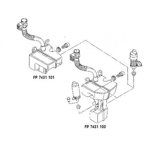 Расширительный бачок AS07356209 на VOLKSWAGEN GOLF ALLTRACK VII 2017-2020