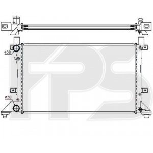 Радиатор охлаждения AS07355610 на VOLKSWAGEN LT II 1996-2005