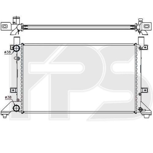Радиатор охлаждения AS07355610 на VOLKSWAGEN LT II 1996-2005