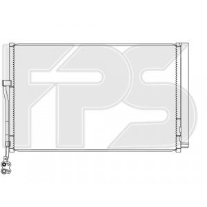 Кондесатор кондиціонера AS07355648 на VOLKSWAGEN TOUAREG 2014-2018