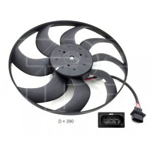 Вентилятор радиатора AS00049702 на VOLKSWAGEN FOX 2005-2011