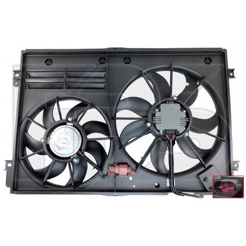 Вентилятор радиатора (в сборе) AS07355704 на VOLKSWAGEN GOLF V VARIANT 2007-2009