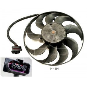 Вентилятор радіатора AS00049704 на SEAT LEON 2000-2005