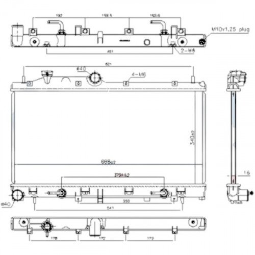 Радіатор охолодження AS08129731