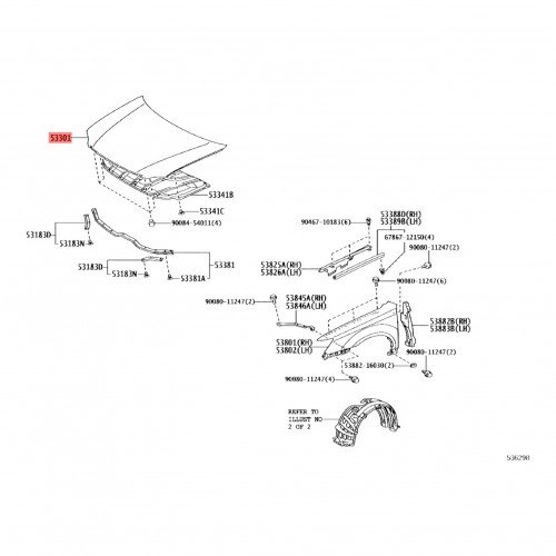 Капот AS08158365