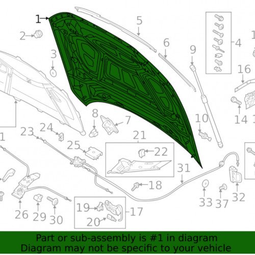 Капот AS08158374