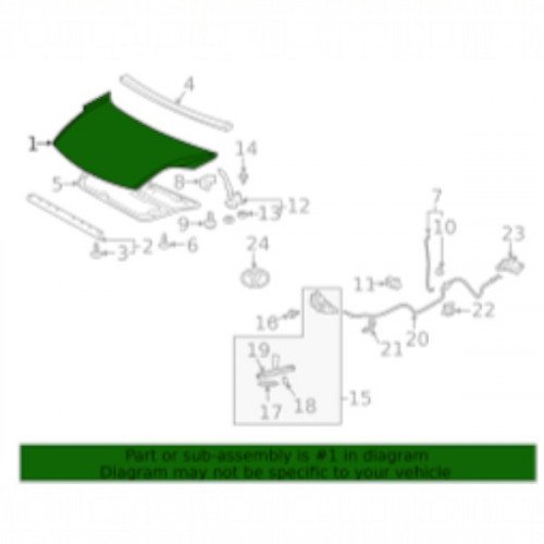 Капот AS08158375