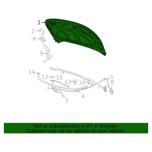 Капот AS08158378