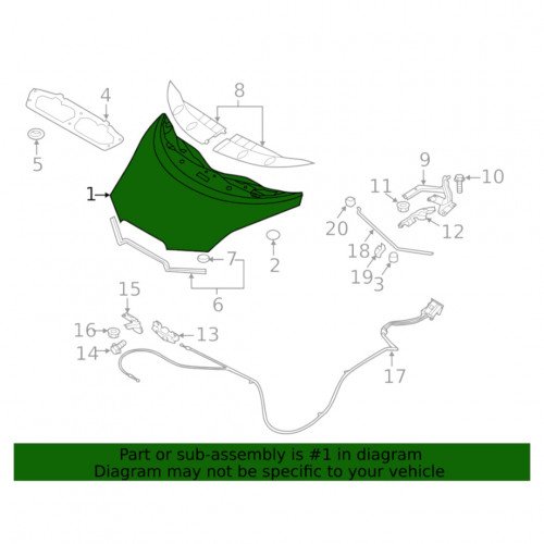 Капот AS08158399