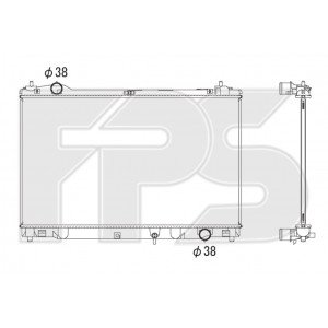 Радиатор охлаждения AS07356639 на LEXUS GS 2012-2020