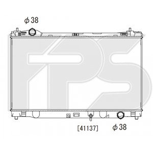 Радиатор охлаждения AS07356640 на LEXUS IS 2013-2016
