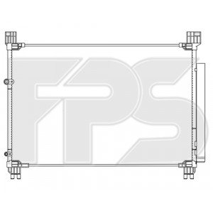 Кондесатор кондиціонера AS07356652 на LEXUS RX 2019-2022