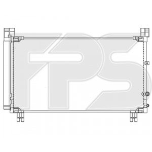 Кондесатор кондиціонера AS07356656 на LEXUS IS 2013-2016
