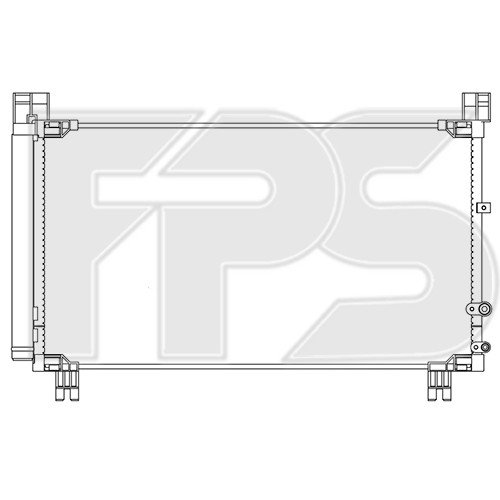 Кондесатор кондиціонера AS07356656 на LEXUS IS 2013-2016