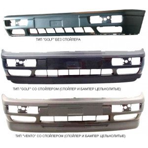 Бампер AS00050332 на VOLKSWAGEN GOLF III 1991-1997