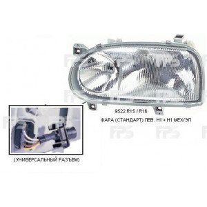 Фара передняя AS07357342 на VOLKSWAGEN GOLF III 1991-1997