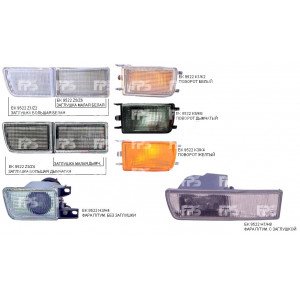 Світловідбивач AS07357344 на VOLKSWAGEN GOLF III 1991-1997