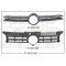 Решетка пластиковая AS07357363 на VOLKSWAGEN GOLF IV 1997-2003